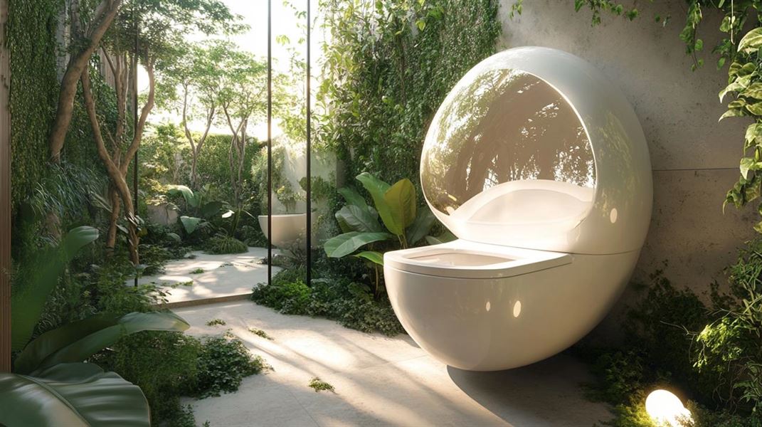 Væghængt toilet med cisterne - den moderne løsning til dit badeværelse